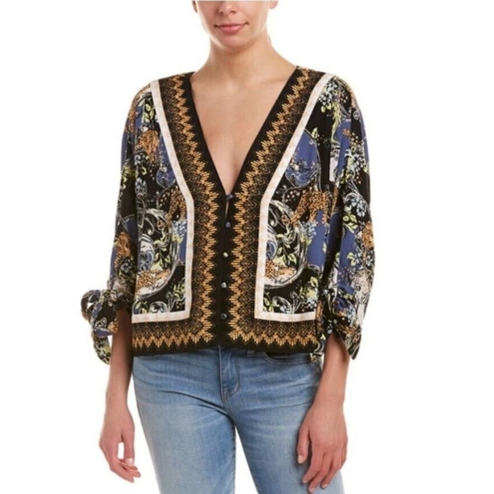 FREE PEOPLE CATCH ME IF YOU CAN BLOUSE